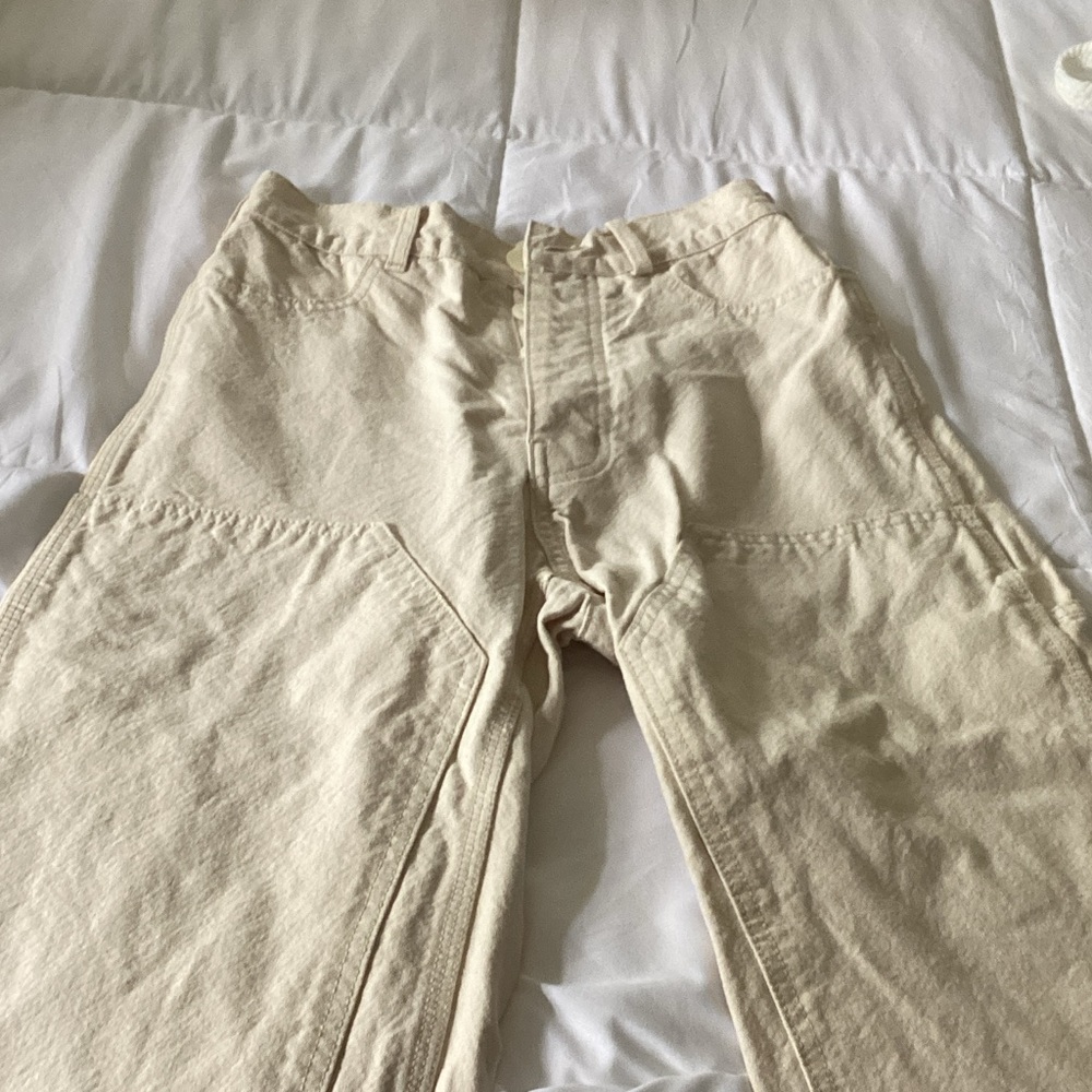 Jesse Kamm high rise carpenter pants.